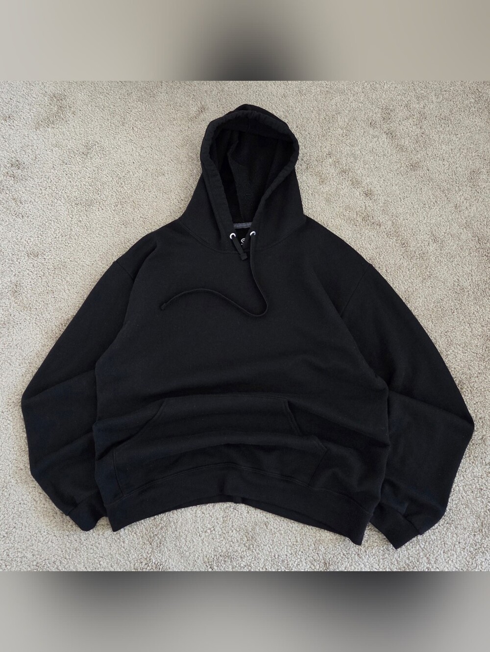Y2K Athletic Works Classic Black Pullover Hoodie Men's M